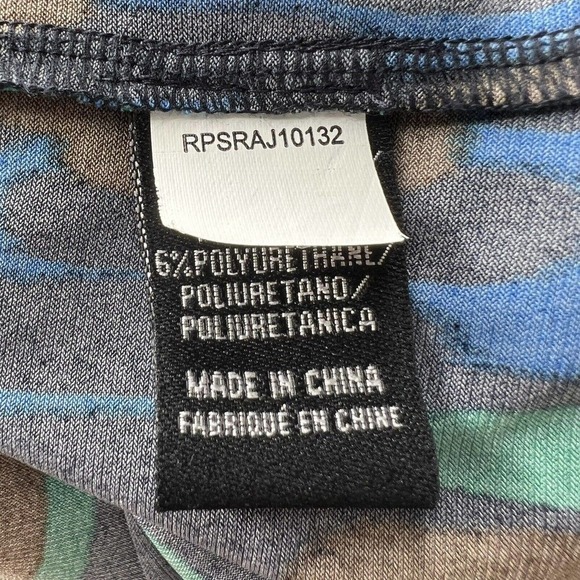 Tibi Black Abstract Colorful Strokes 3/4 Sleeve Stretchy Sheath Mini Dress XS - Picture 10 of 12